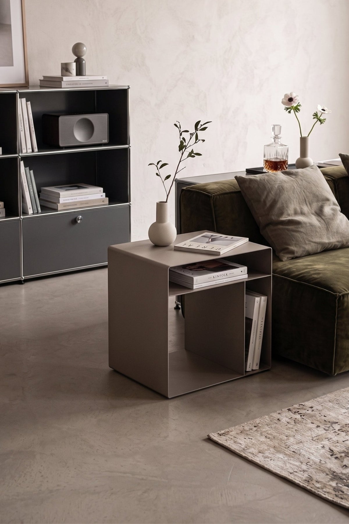 3 in 1 Wohnwürfel inkl. Sitzkissen Cord - nordesign