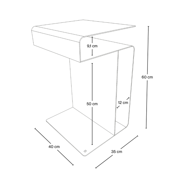 2-in-1 Side Table