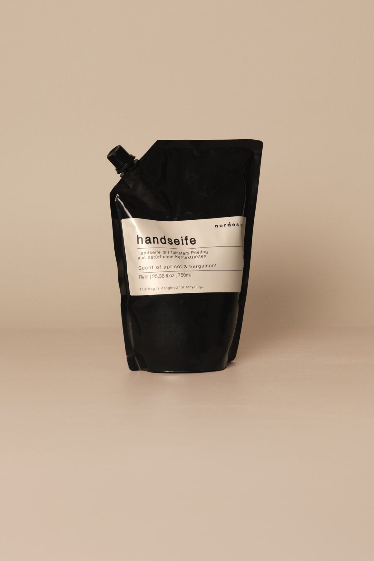 Handseife mit Peeling, 750ml - nordesign