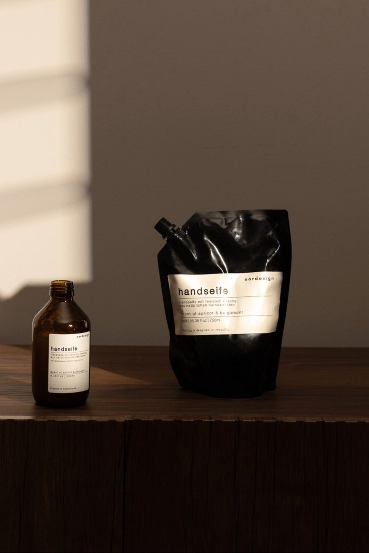 Handseife mit Peeling, 750ml - nordesign