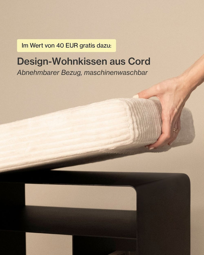 3-in-1 Living Cube incl. Corduroy Seat Cushion