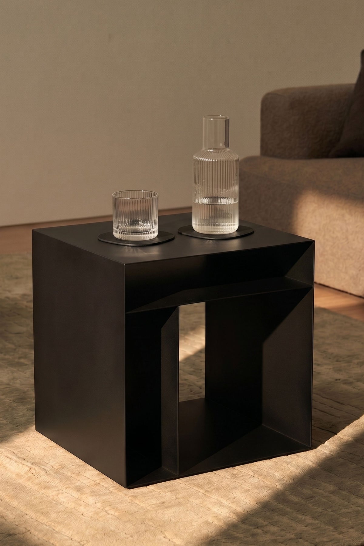 3-in-1 nesting cubes incl. metal base (set of 3)