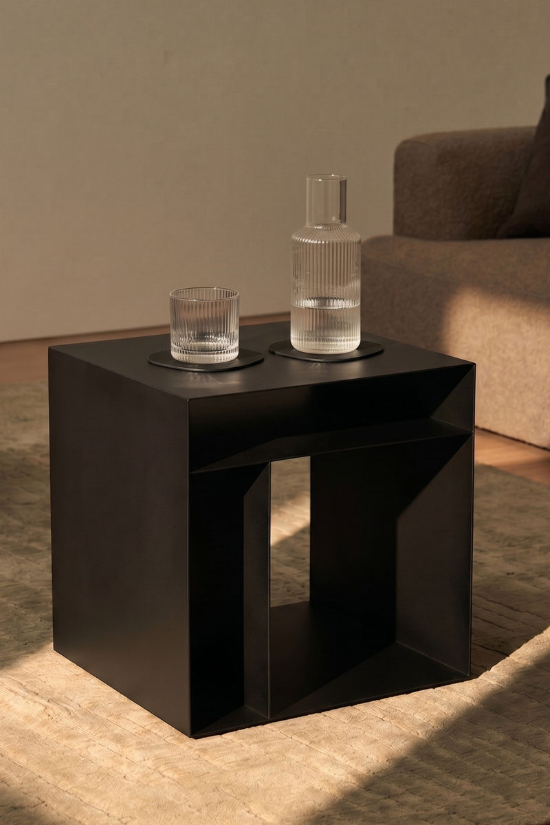 3-in-1 nesting cubes incl. metal base (set of 3)